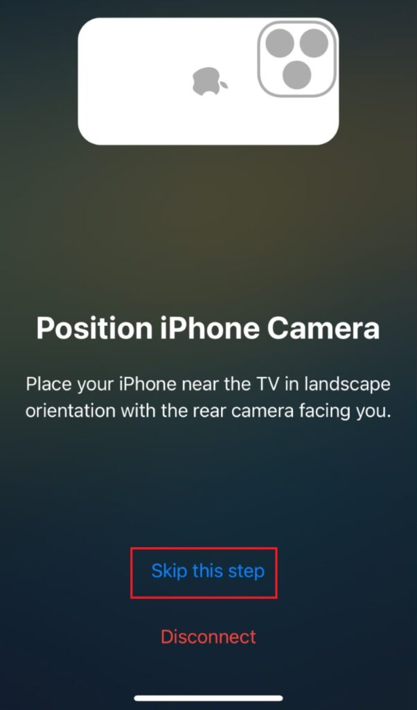 Skip This Step on iPhone's Continuity Camera