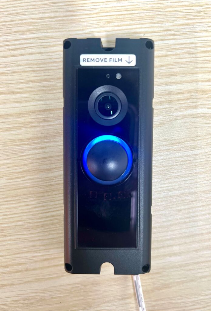 Ring doorbell flashing blue hot sale light