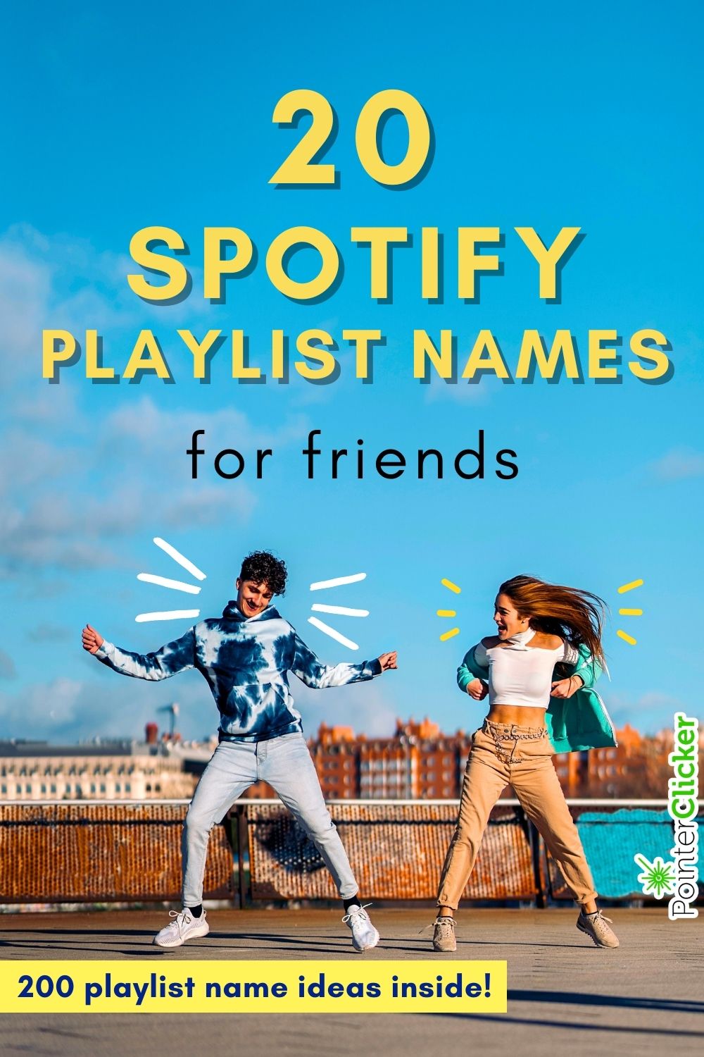 20 spotify playlist names for friends