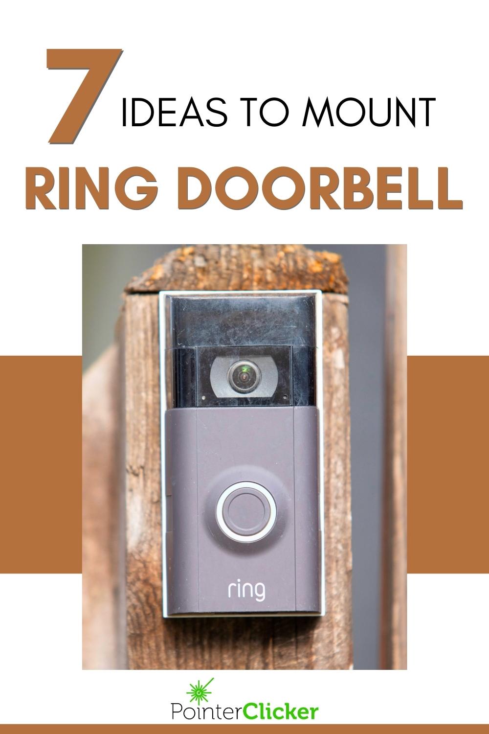 7 ideas to mount ring doorbell