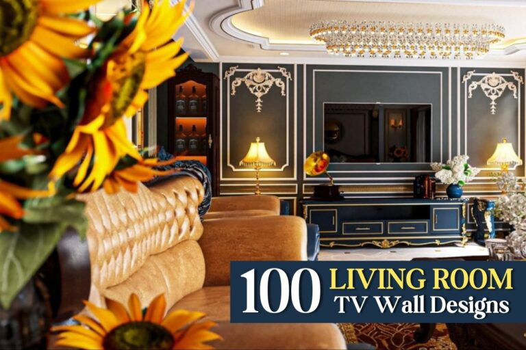Home Inspo: 100 Stunning TV Wall Design Ideas for Your Living Room