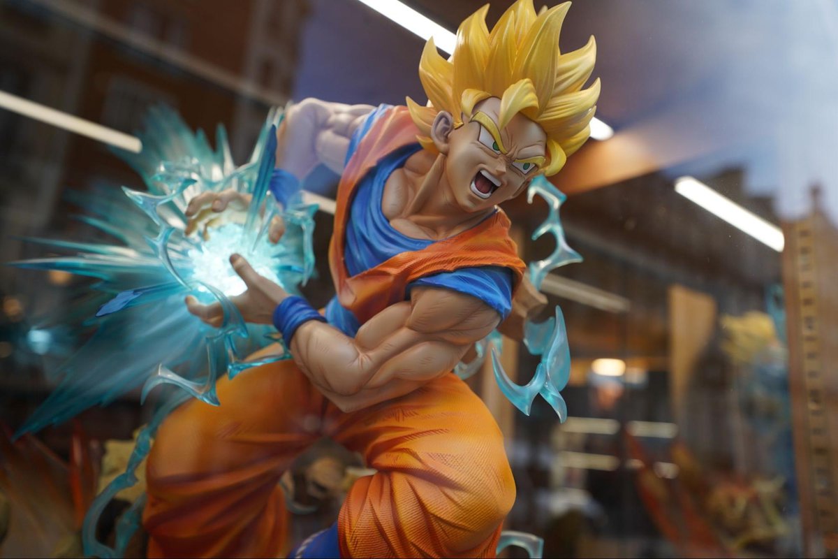 a figurine on Son Goku