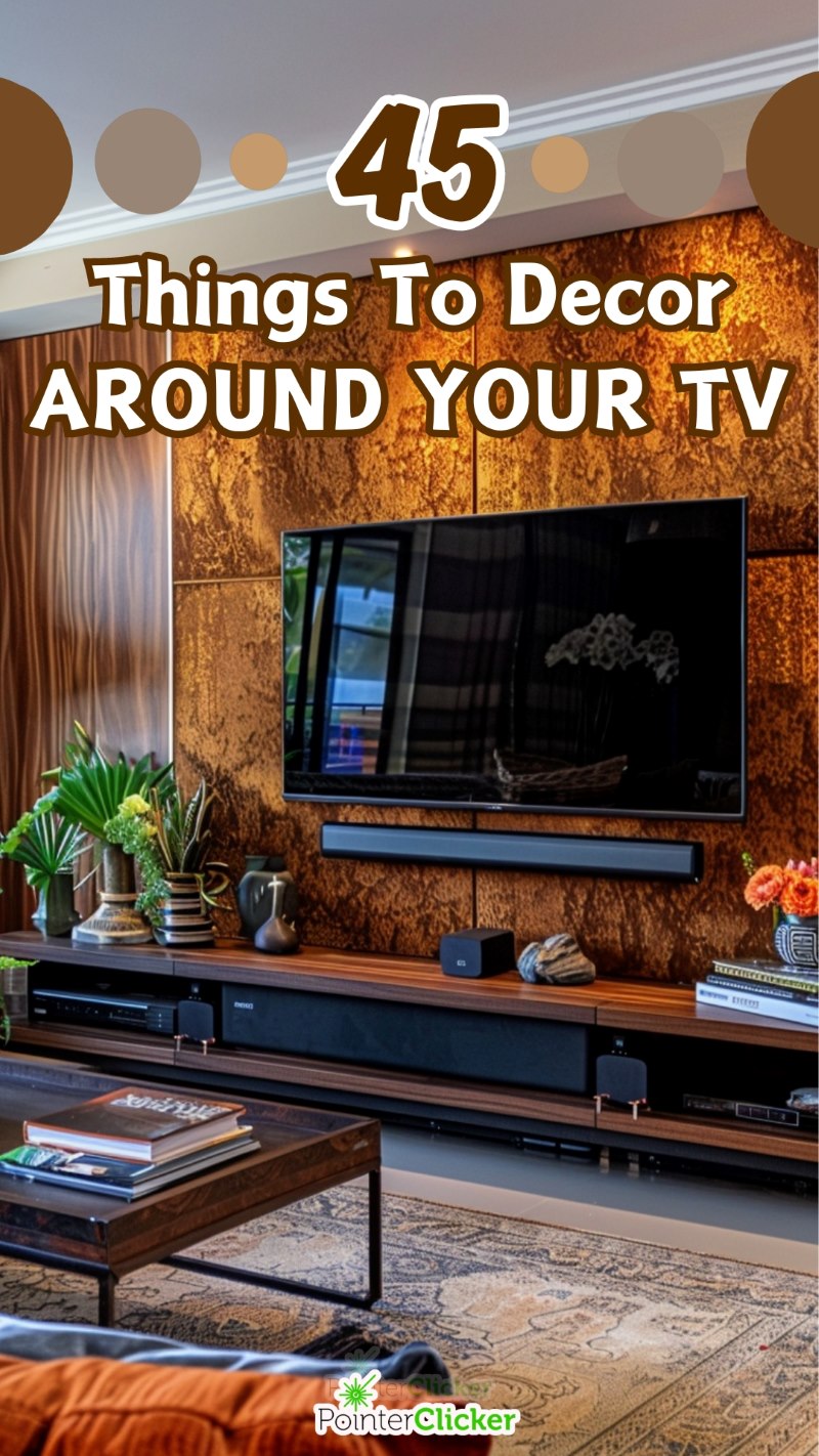 45 things to decorate around your tv