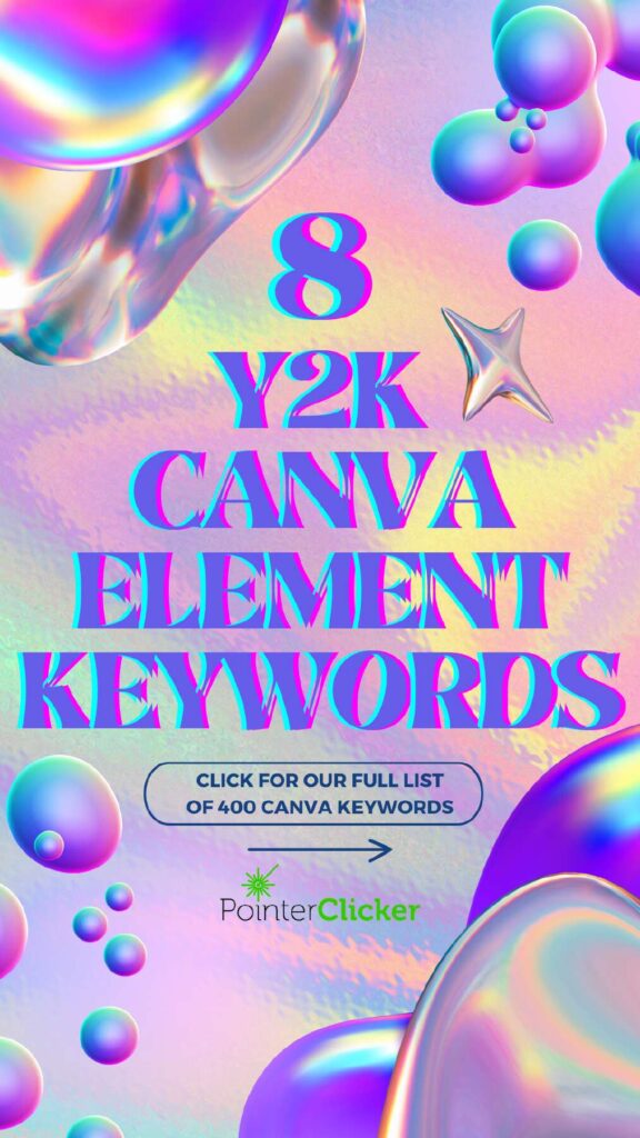 8 y2k canva element keywords