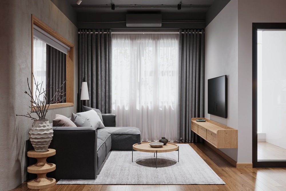Apartments & Small Spaces Cozy TV Wall Designs - 1