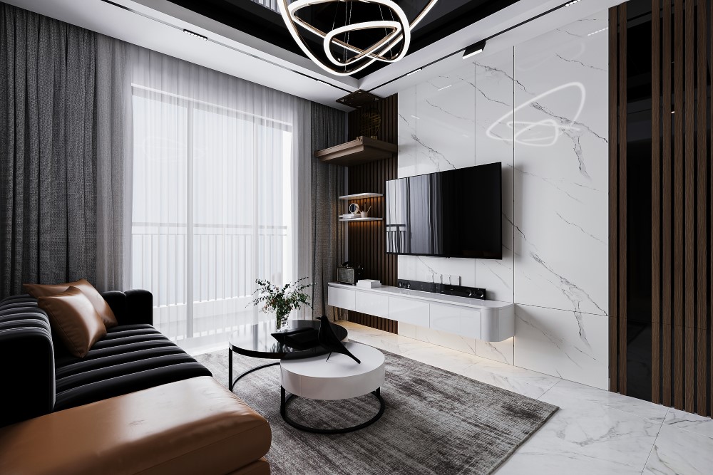 Apartments & Small Spaces Modern TV Wall Designs - 4