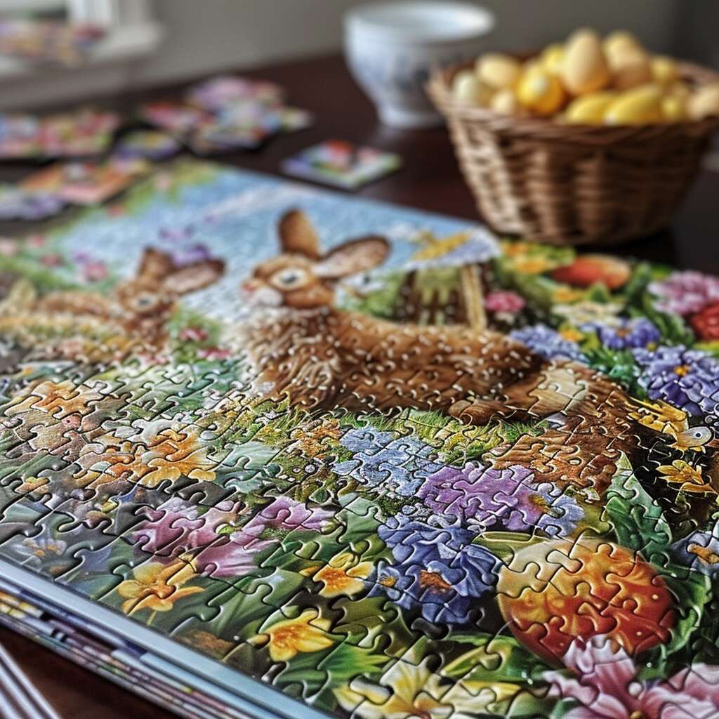 easter themed jigsaw puzzle - 1