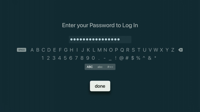 enter password to log in VidAngel account