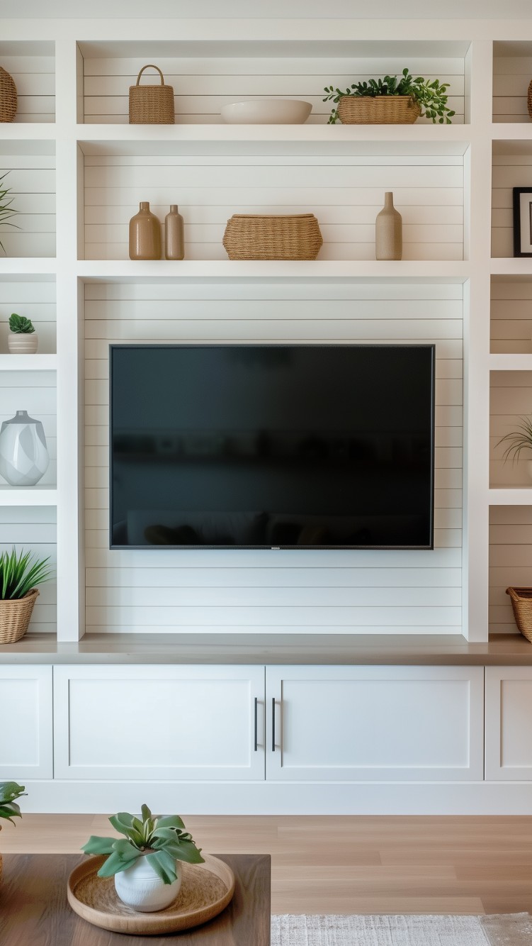 farmhouse tv wall design ideas