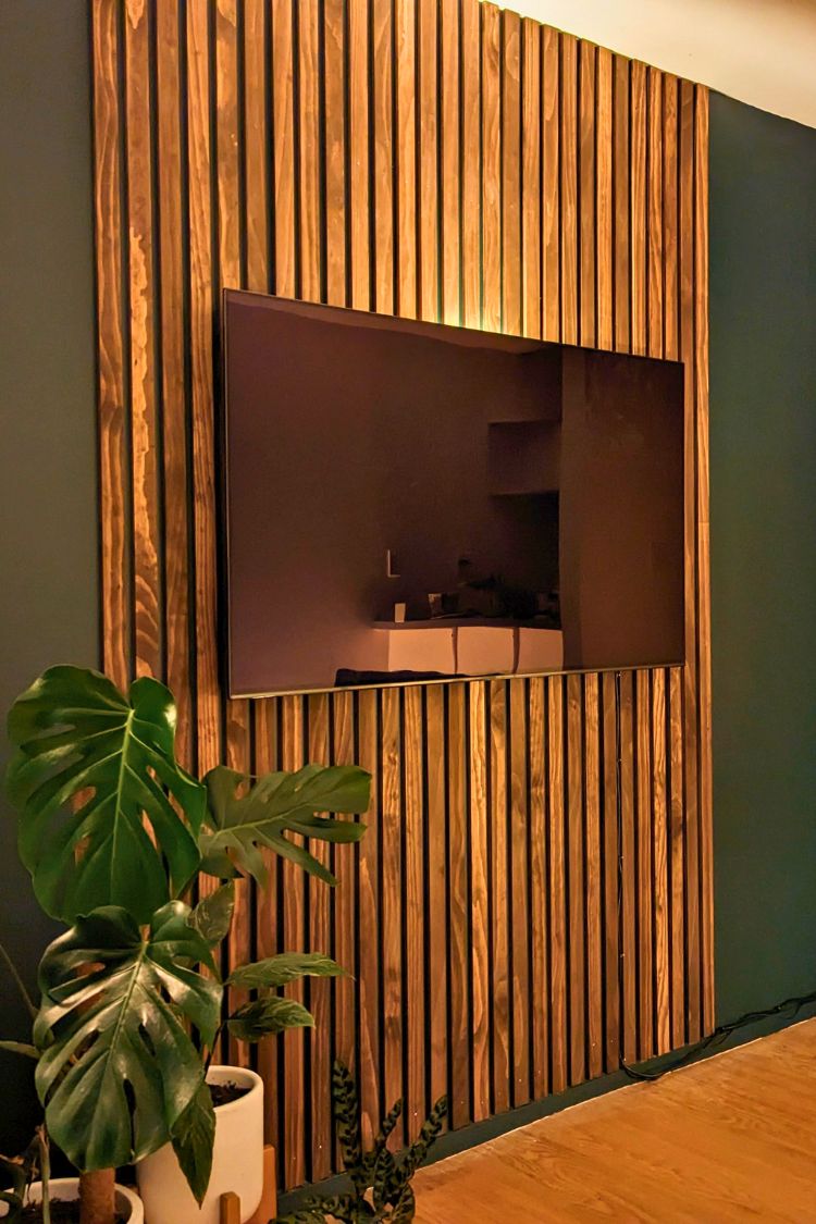 living room tv wall idea