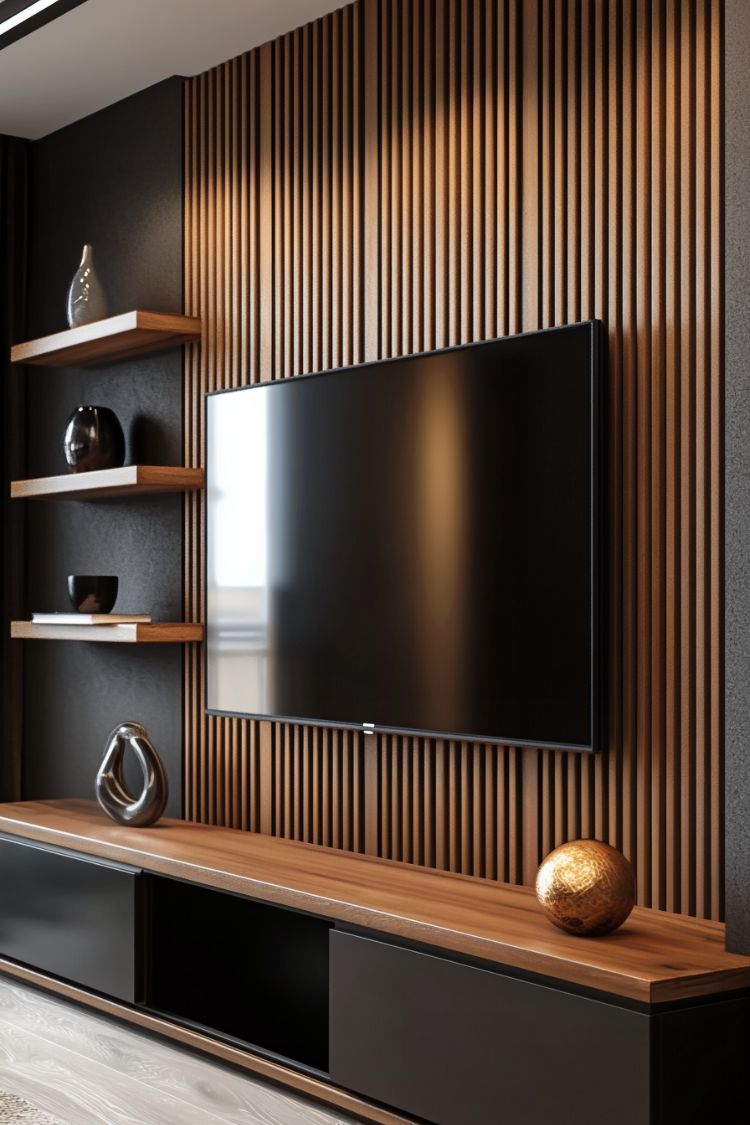 modern tv wall