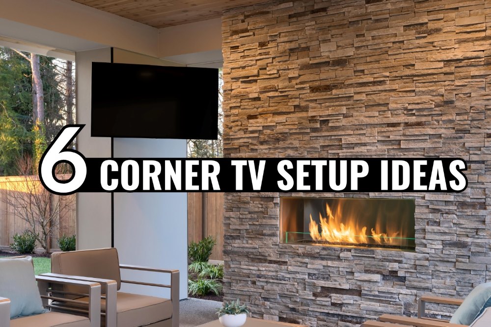 6 corner tv setup ideas