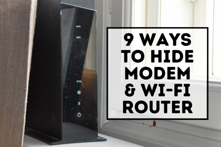 9 Ways To Hide Wi-Fi Router Without Losing Signal