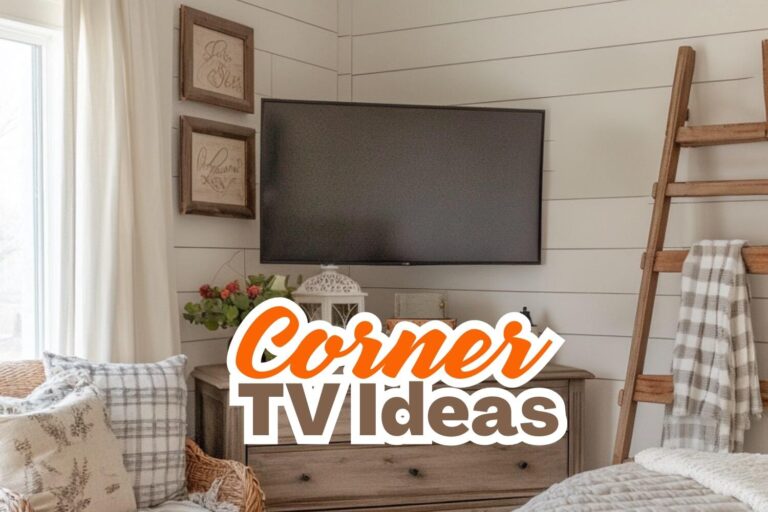 28 Creative Corner TV Ideas for Your Living Room That Will Transform Your Space