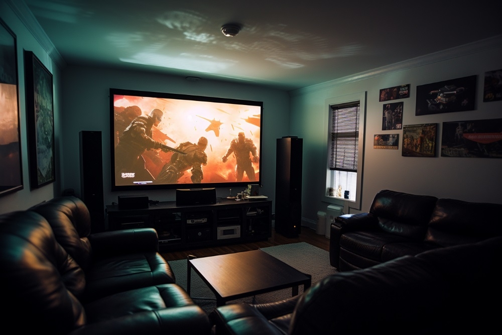 Budget Small Home Theater Room 4