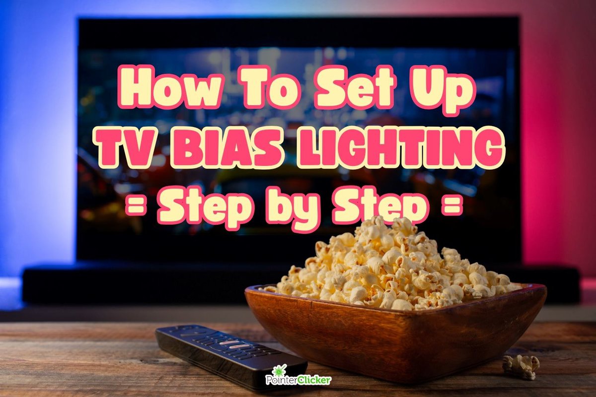 How to set up tv bias lighting step by step