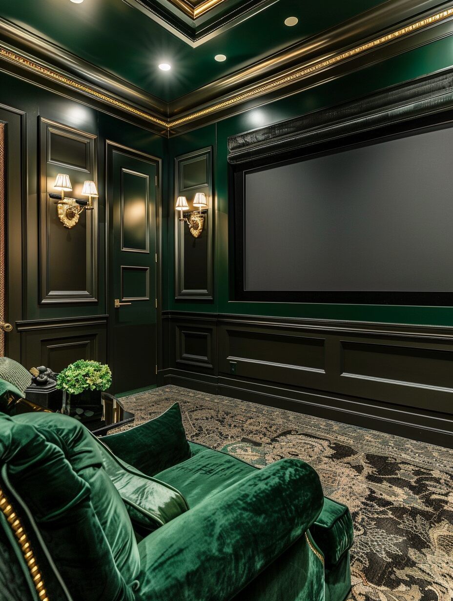 Luxury Small Home Theater Room 3