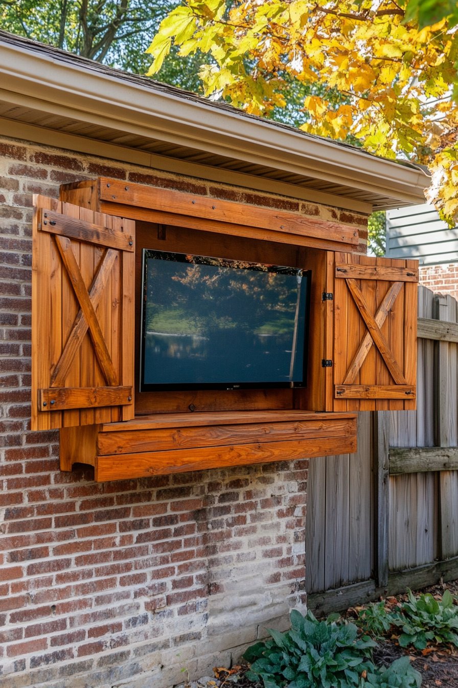 outdoor tv idea