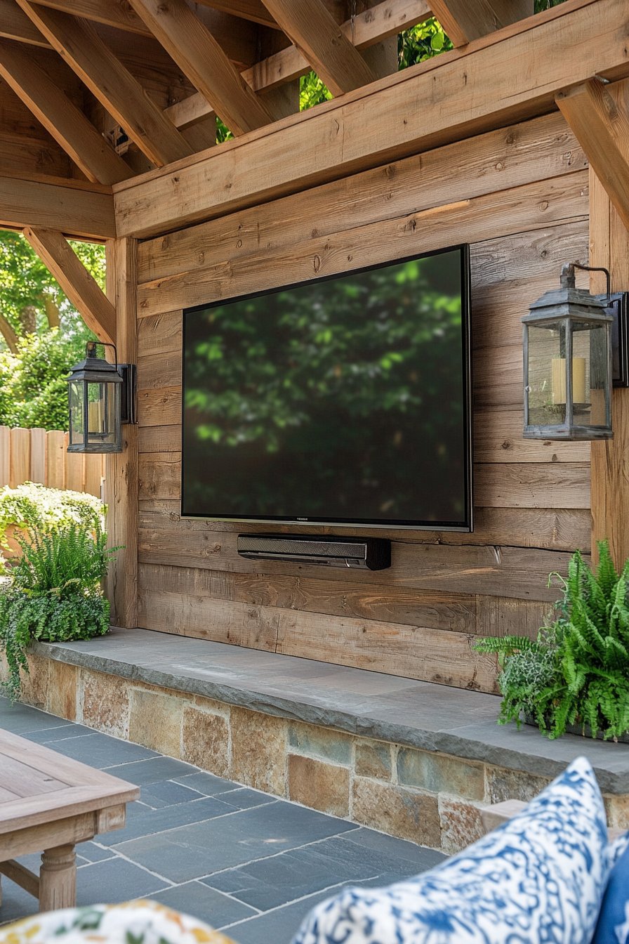 outdoor tv idea