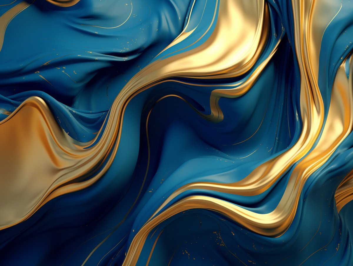 Abstract_Blue_and_Gold_Wallpaper 6