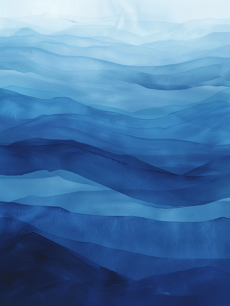 Blue Vertical Gradient Wallpaper 4