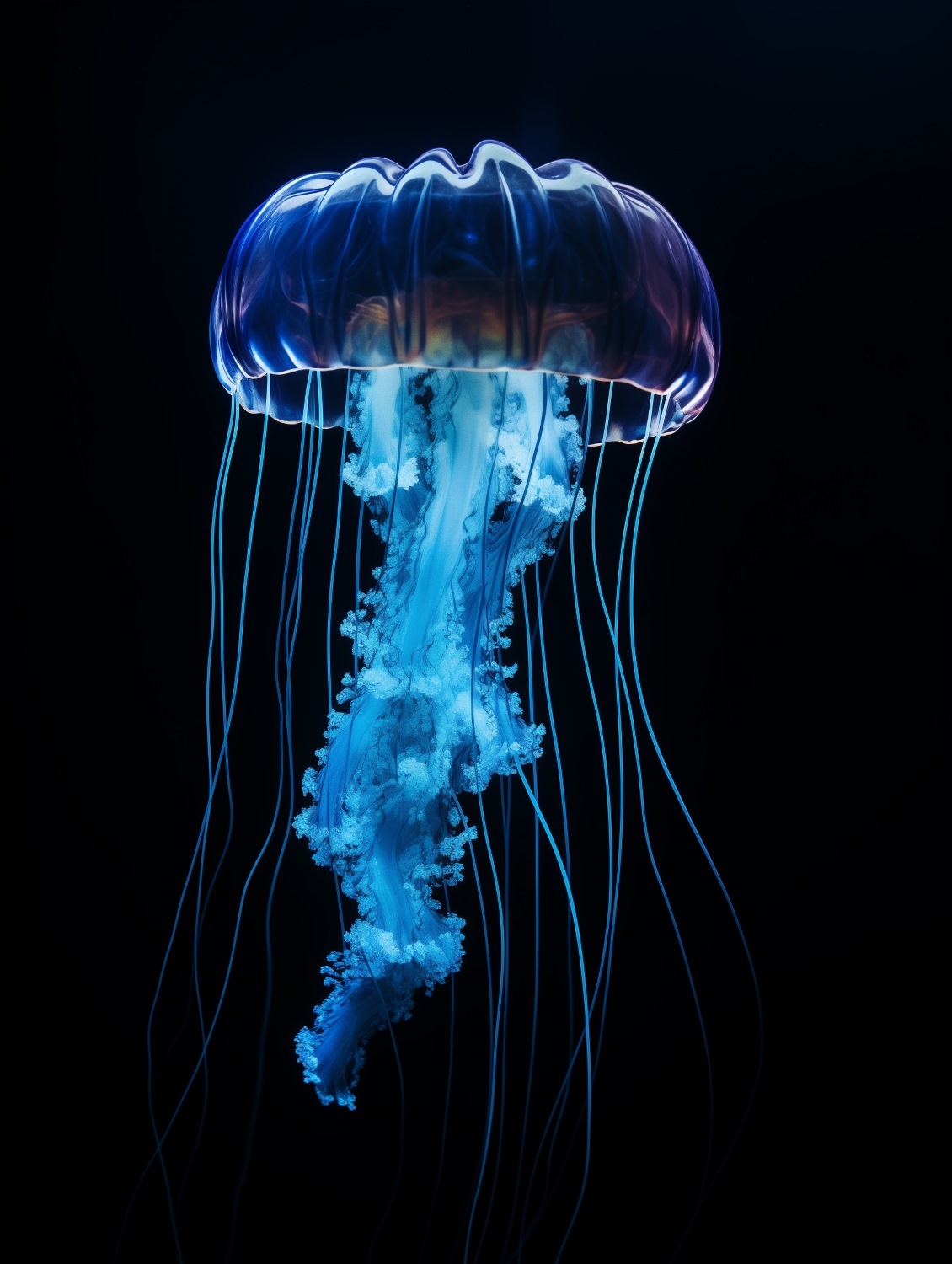 Blue Vertical Jellyfish Wallpapers 5