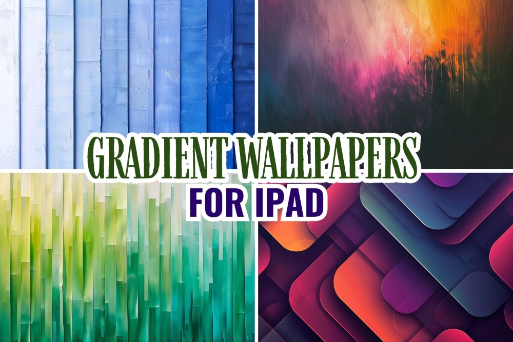 Gradient wallpapers for ipad