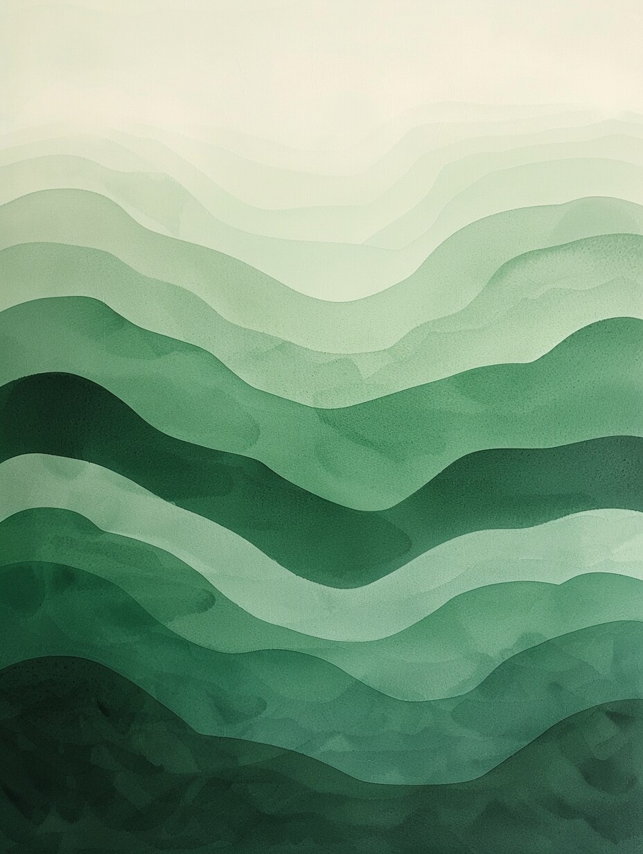 Green Vertical Gradient Wallpaper 1