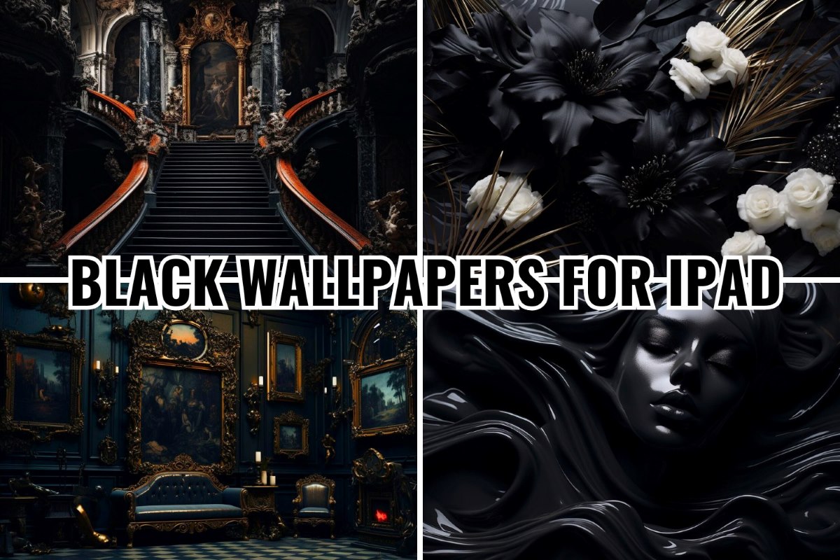 black wallpapers for ipad