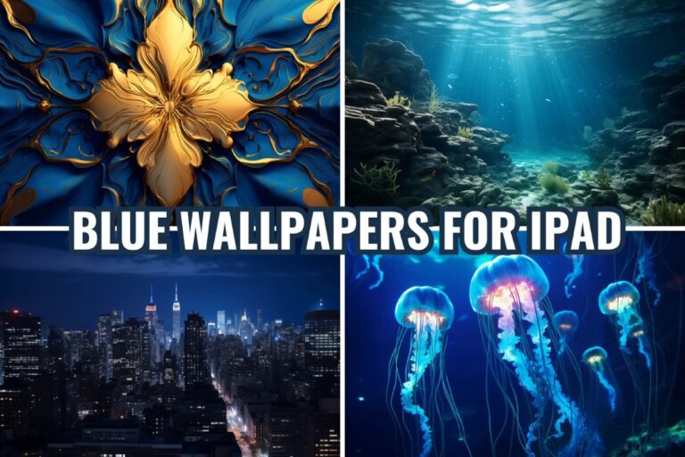 30 Aesthetic Blue Wallpapers for iPad