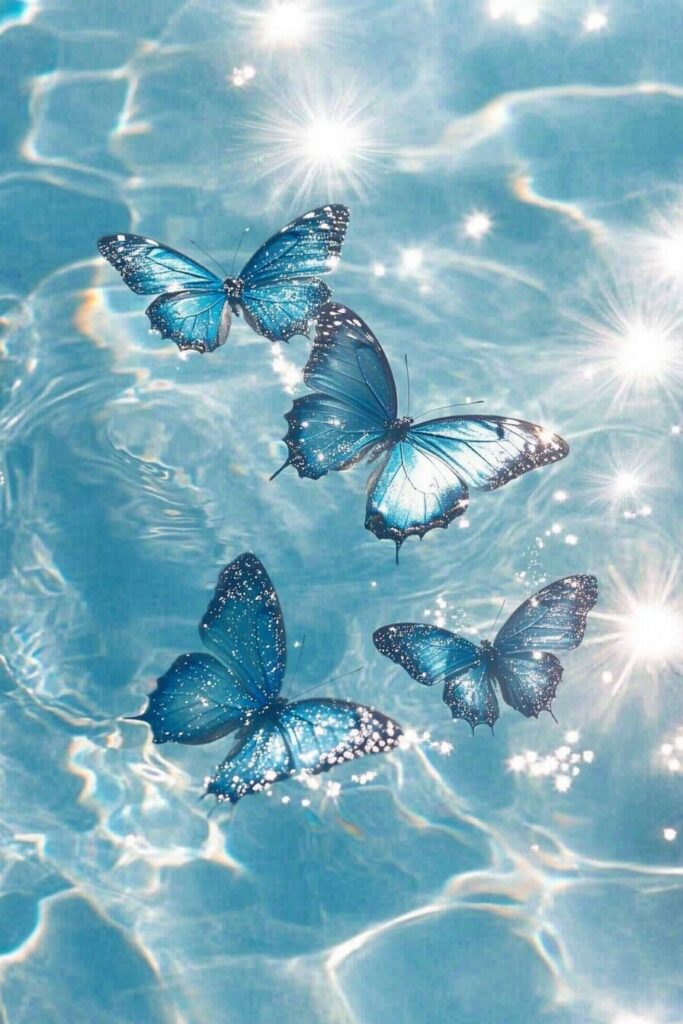 blue butterfly walllpapers - 2