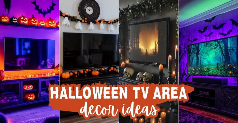 17 Spooky and Stylish TV Decor Ideas for Halloween