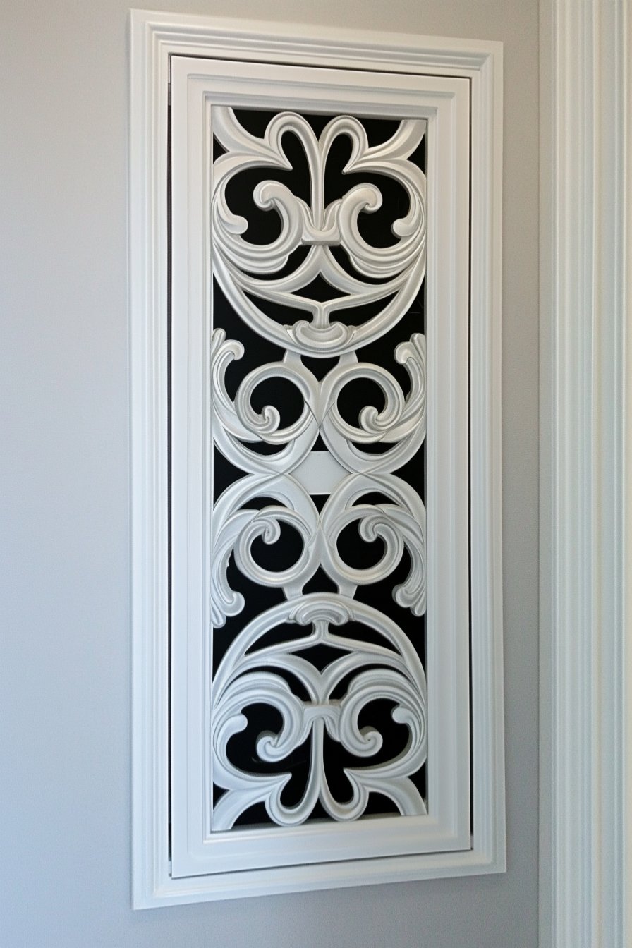 Hide AC Unit Behind Decorative Wall Panel