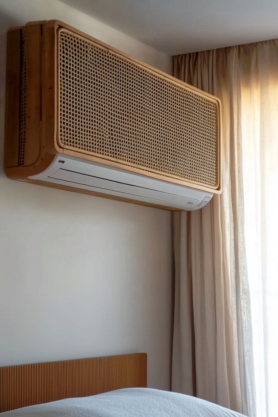 Wooden AC Unit Cover