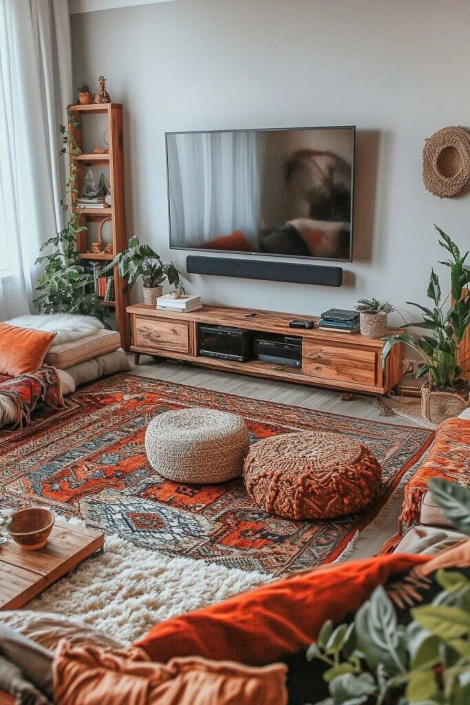 boho tv wall decor - 20