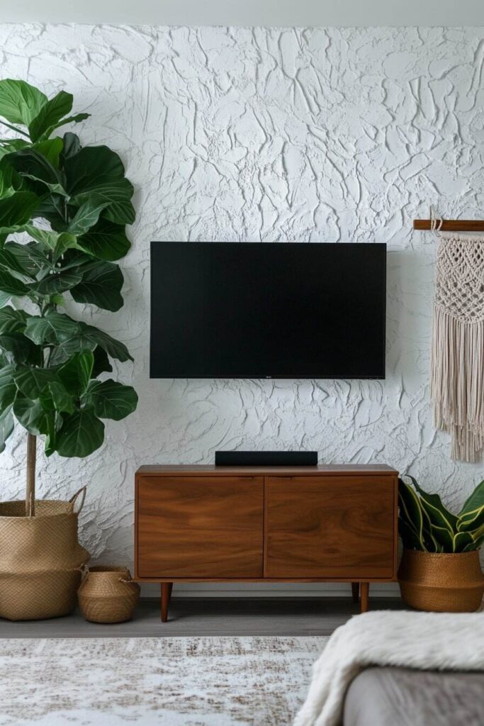 boho tv wall decor - 8