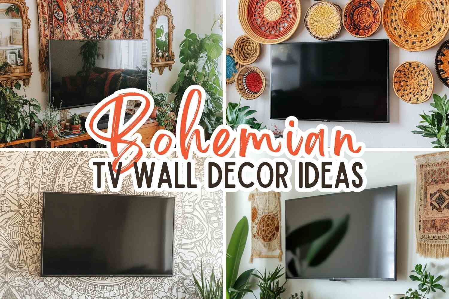 20 Boho TV Wall Decor Ideas to Bring Cozy, Creative Vibes to Your Home