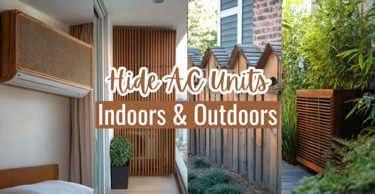 10+ Clever Ways to Hide Your AC Unit Indoors and Outdoors