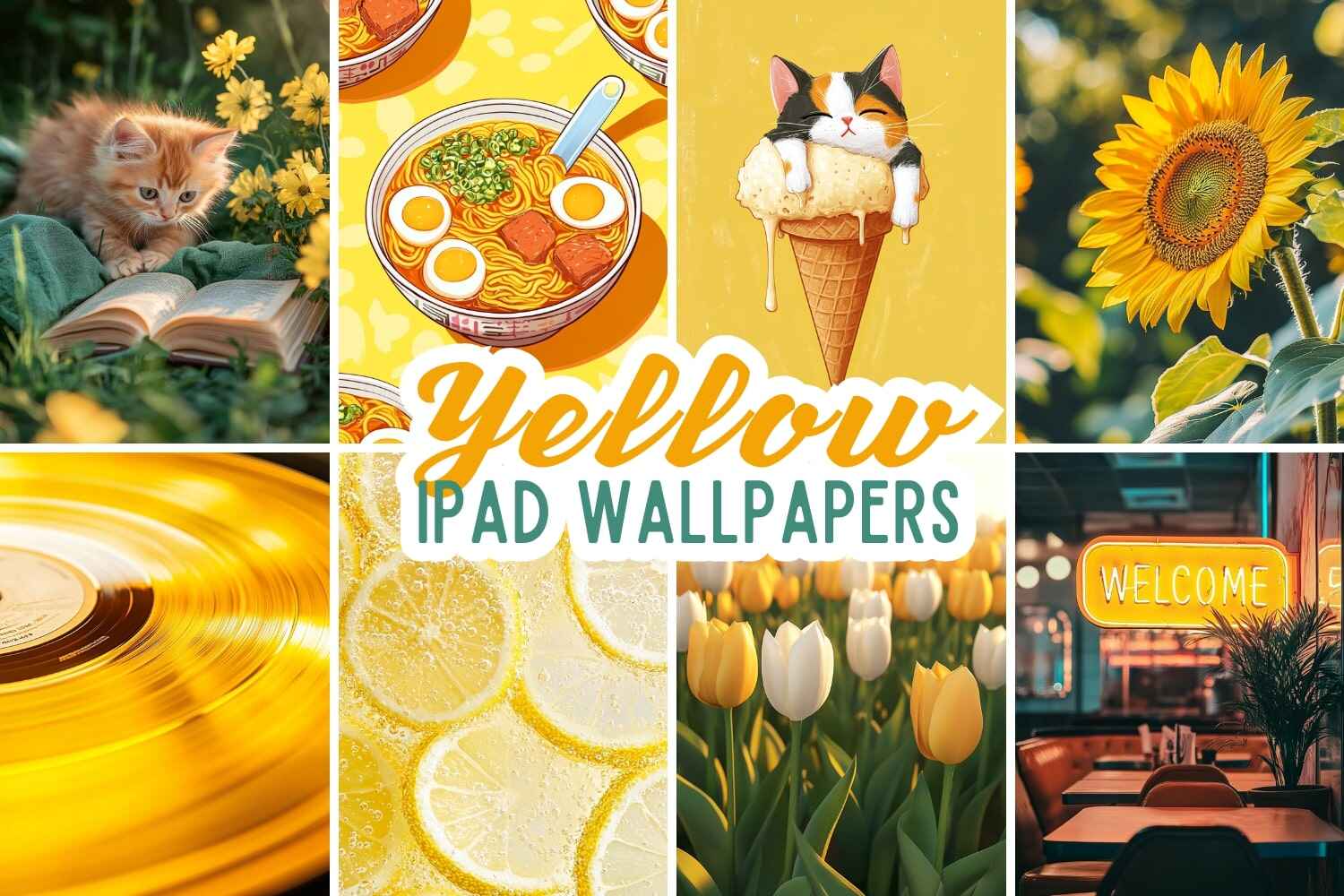 30+ Vibrant Yellow iPad Wallpapers You’ll Love